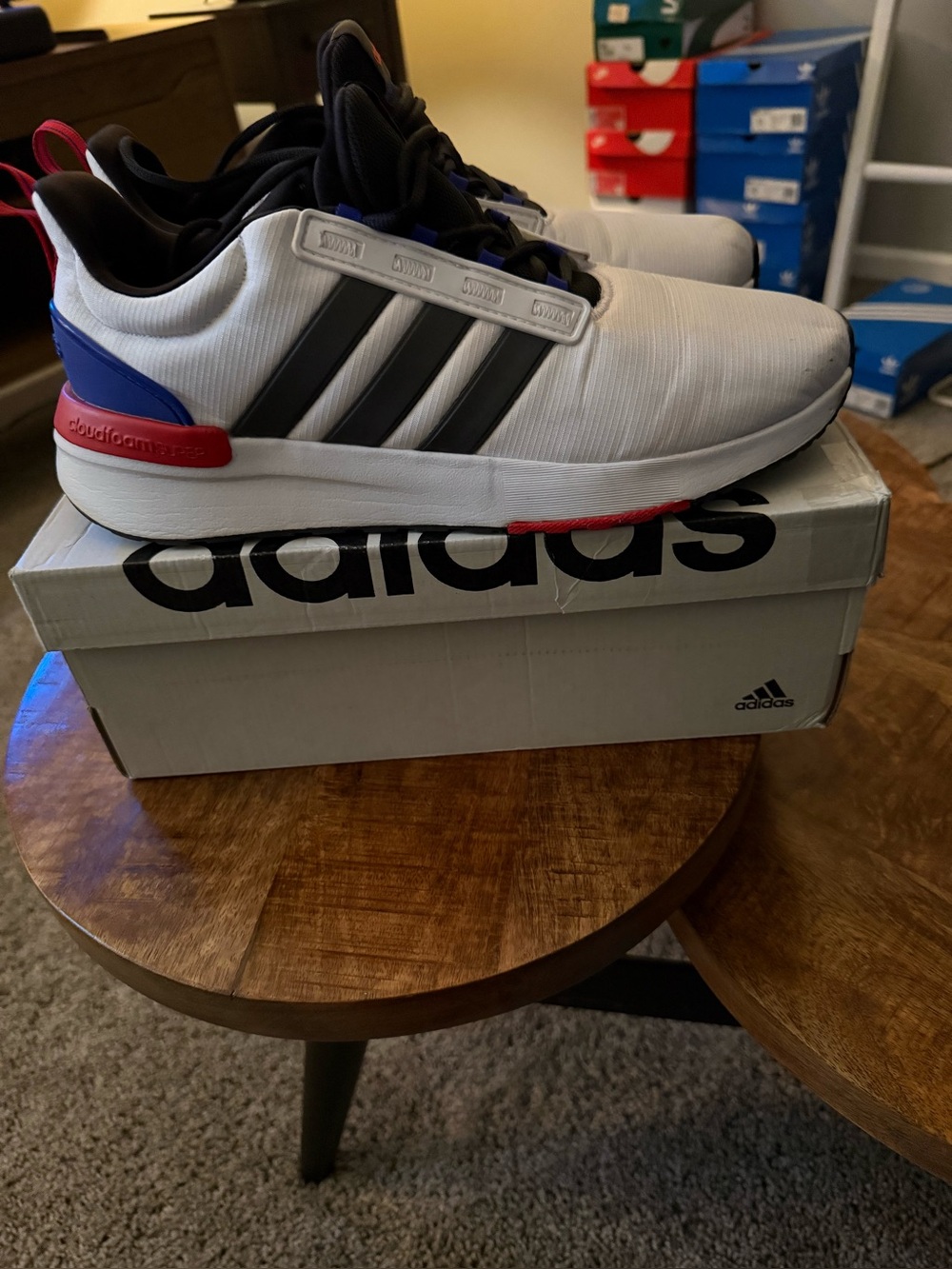 ADIDAS RACER TR21 RUNNING SHOE SIZE 11 - Picture 2 of 6